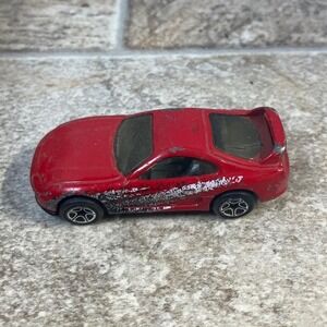 Matchbox 1997 Toyota Supra Twin Turbo Red Diecast Toy Car 164 Scale